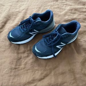 New Balance W990v5 Suede and Mesh Sneakers